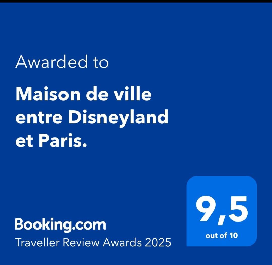 Maison De Ville Entre Disneyland Et Paris. Lagny-sur-Marne Екстер'єр фото